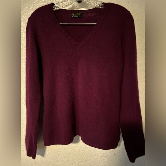 Charter Club Cashmere Luxury V- Neck Sweater Quiet Luxury Sophisticated - Picture 6 of 11